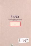 Lepel-Lepel T-10-3 Type 6194 High Frequency Induction Heating Unit Technical Manual-T-10-3-Type 6194-01